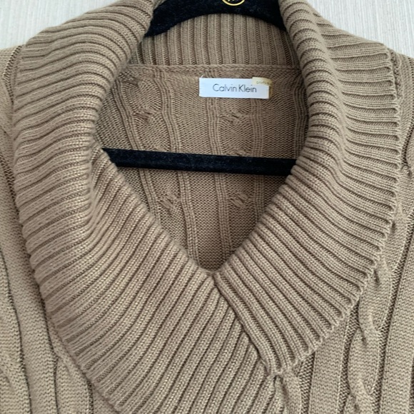 Calvin Klein Brown Sweater Dress Size Small - Picture 2 of 9